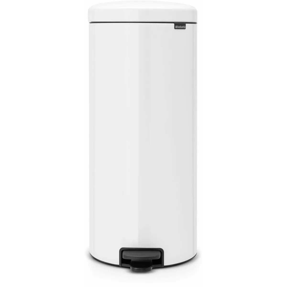 Brabantia NewIcon Treteimer 30L, sanft schließender Deckel, rutschfeste Standfläche