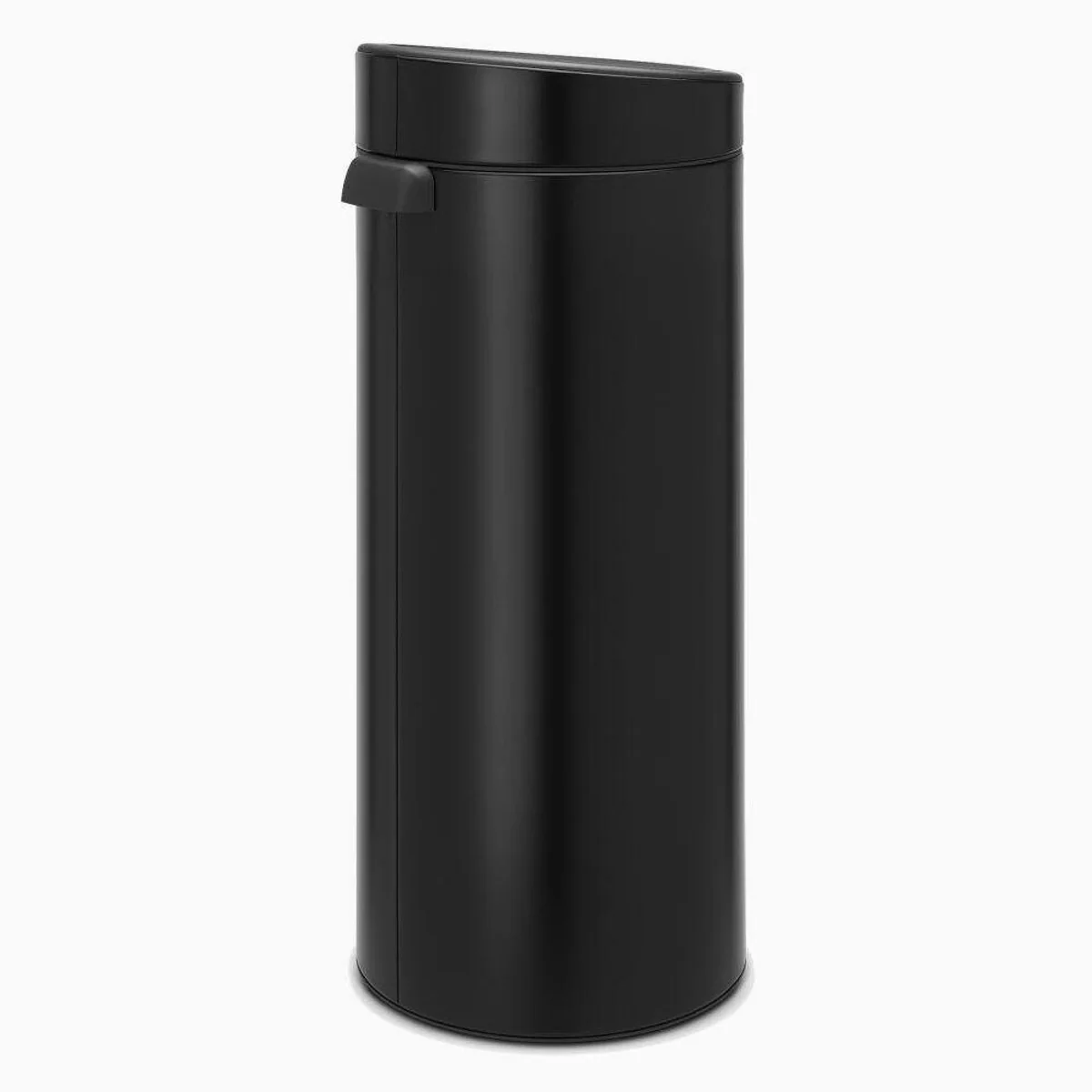 Brabantia Touch Bin, eleganter Mülleimer in Matt Black, 30 Liter Fassungsvermögen