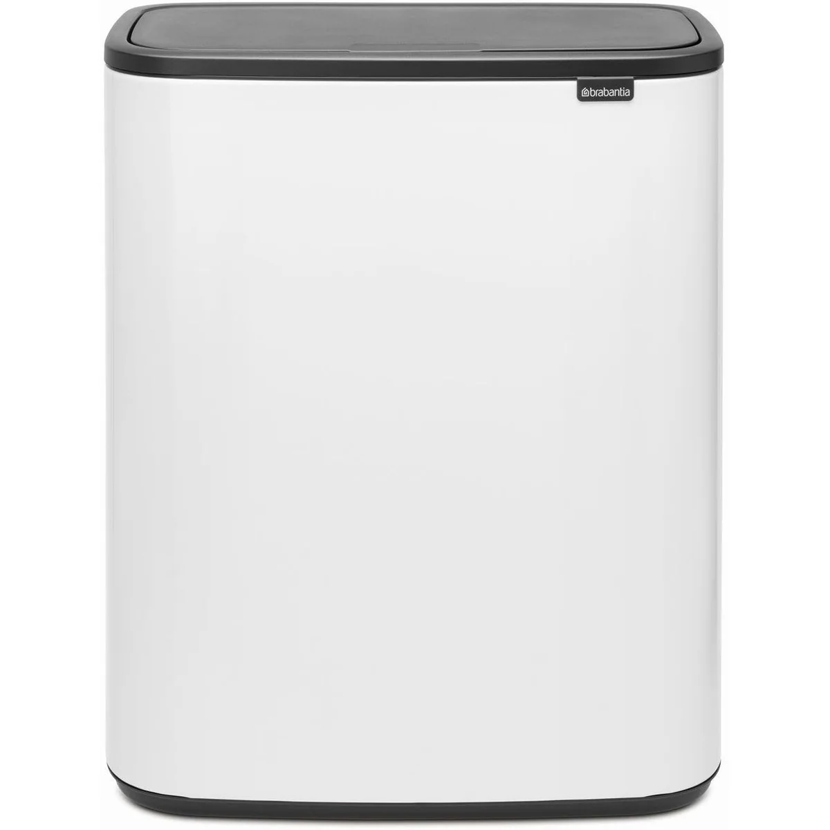 Brabantia Bo Touch Bin, 2 x 30L, elegantes Design, Soft-Touch-Öffnungssystem