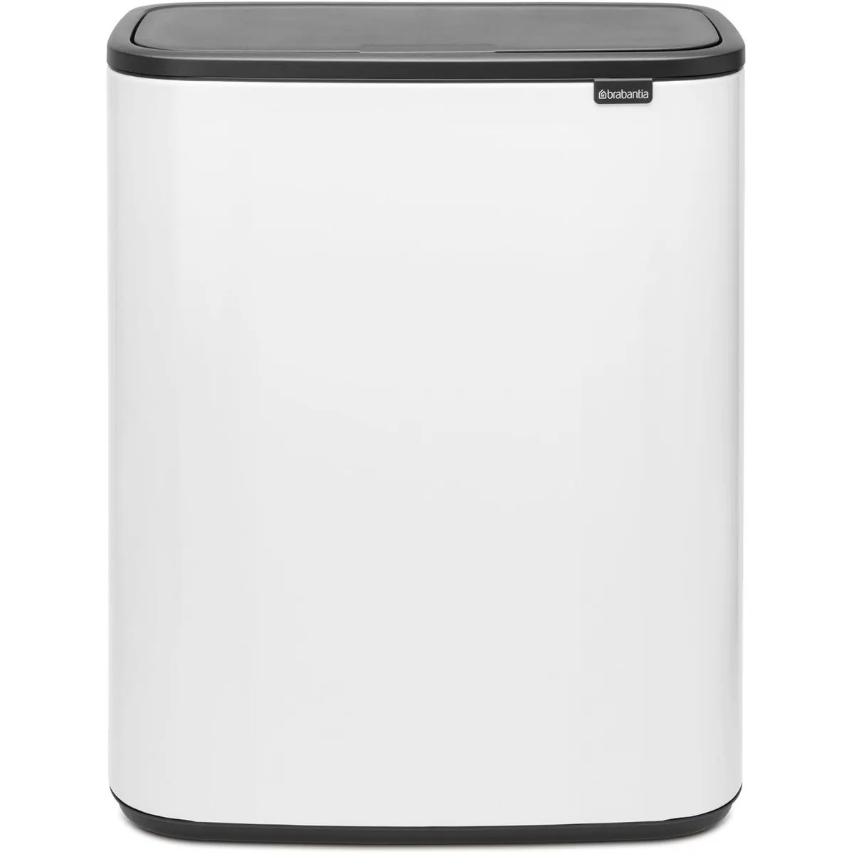 Brabantia Bo Touch Bin Mülleimer, 60L, Soft-Touch-Öffnungssystem, platzsparend
