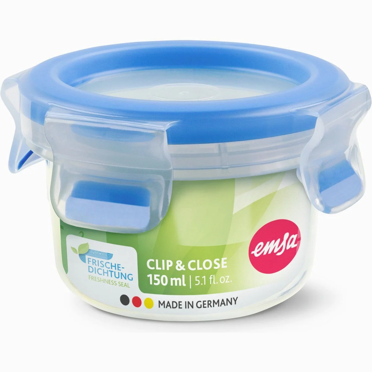 Emsa CLIP & CLOSE Frischhaltedose 0,15 Liter, 100% dicht, BPA-frei, ideal für Kräuter 2