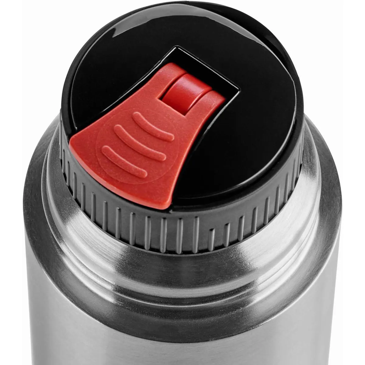 Emsa Mobility Isolierflasche, Edelstahl schwarz, 12h heiß, 24h kalt, 100% dicht 4