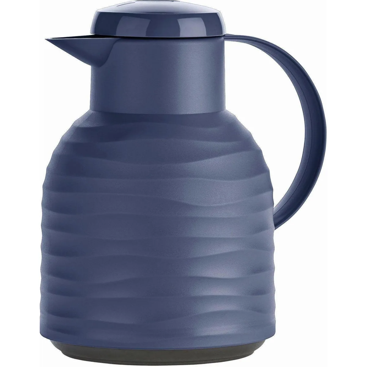 Emsa Samba Wave Isolierkanne, 1 l, 12h warm/24h kalt, Quick-Press-Deckel