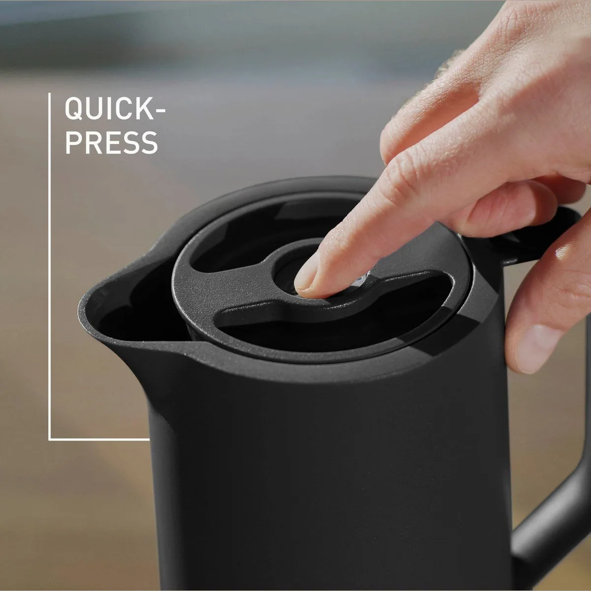 Emsa Motiva Isolierkanne, modernes Design, 100% auslaufsicher, 1 l 3