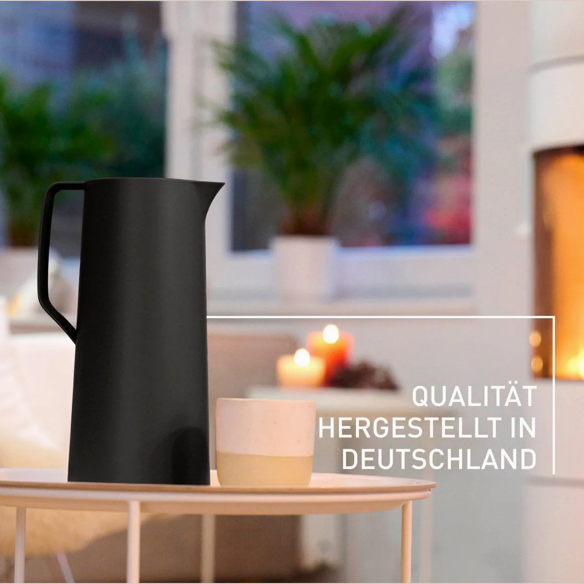 Emsa Motiva Isolierkanne, modernes Design, 100% auslaufsicher, 1 l 4