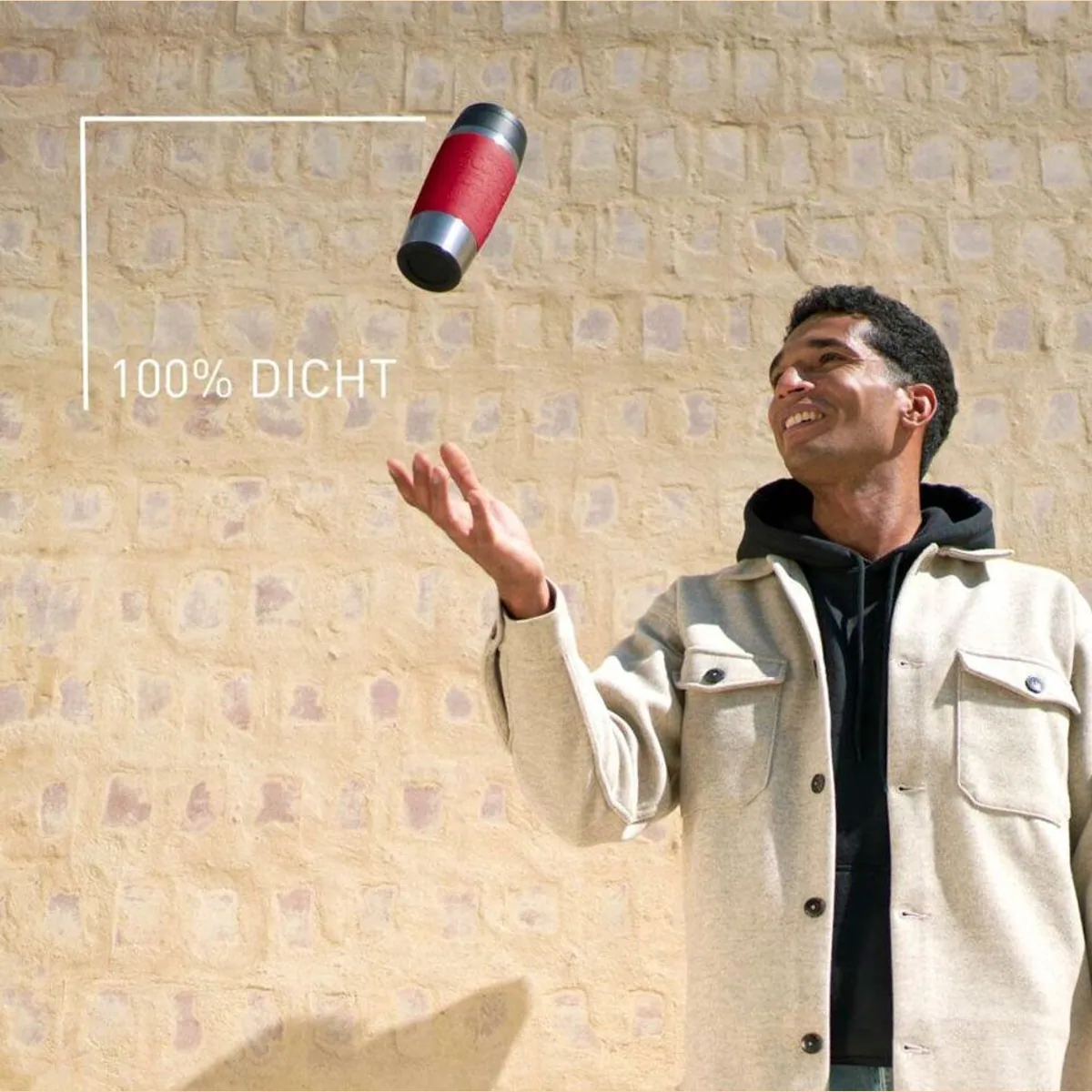 Emsa Travel Mug Classic, 360°-Trinköffnung, auslaufsicher, Edelstahl — 4h heiß, 8h kalt 5