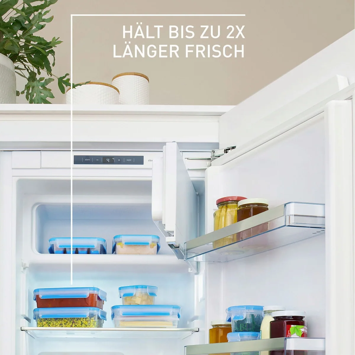 Emsa Clip & Close Frischhaltedosen Set, hygienisch, auslaufsicher, spülmaschinengeeignet — 10-teilig, ideale Frischegarantie 4