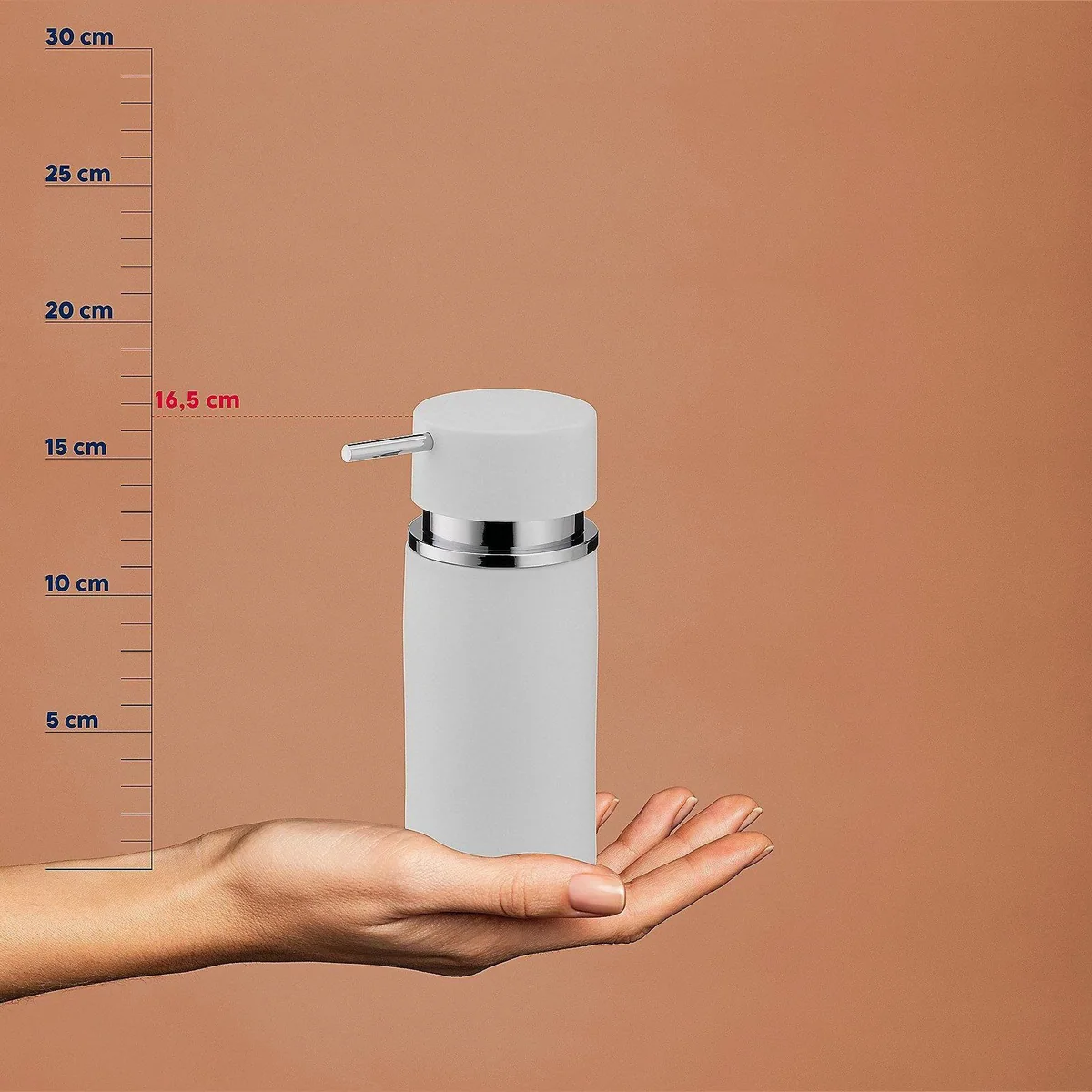Kela Seifenspender Per, rutschfeste Oberfläche, Keramik, 300 ml 4