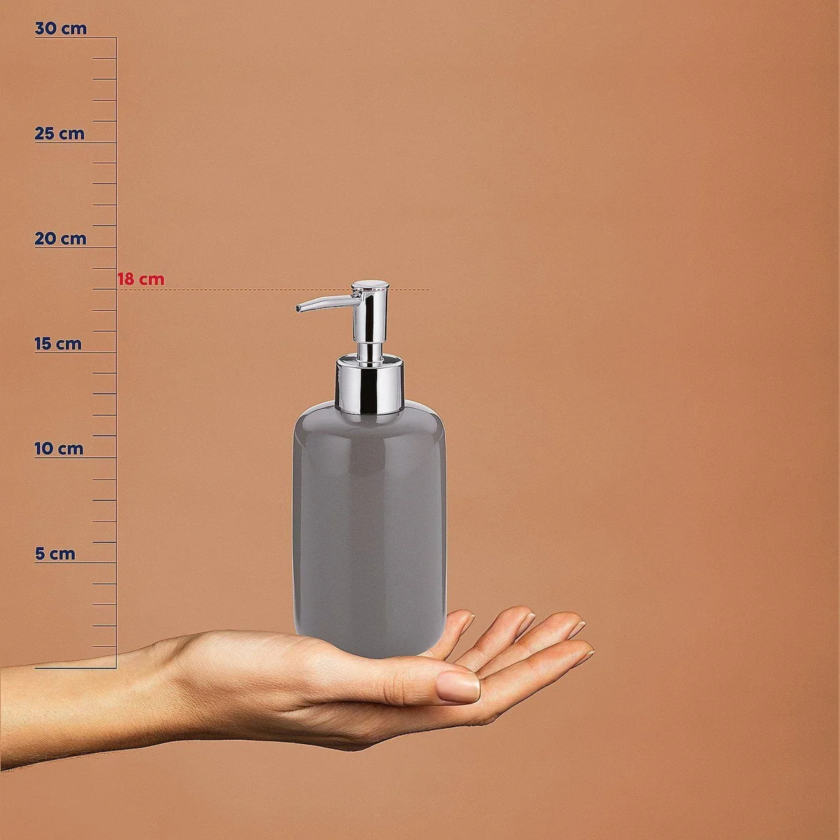 Kela Seifenspender Isabella, elegantes Design, 400 ml Fassungsvermögen 4