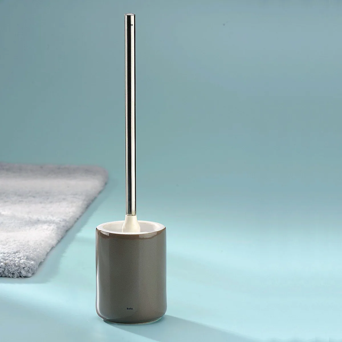 Kela Isabella WC-Garnitur, elegantes Design, austauschbarer Bürstenkopf, edles Edelstahl-Griff 2