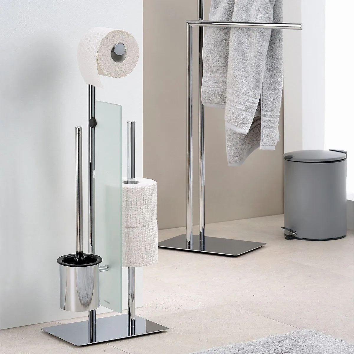 Kela Toilettenpapierhalter Style, glänzende Oberfläche, praktische Ersatzrollenhalterung 5