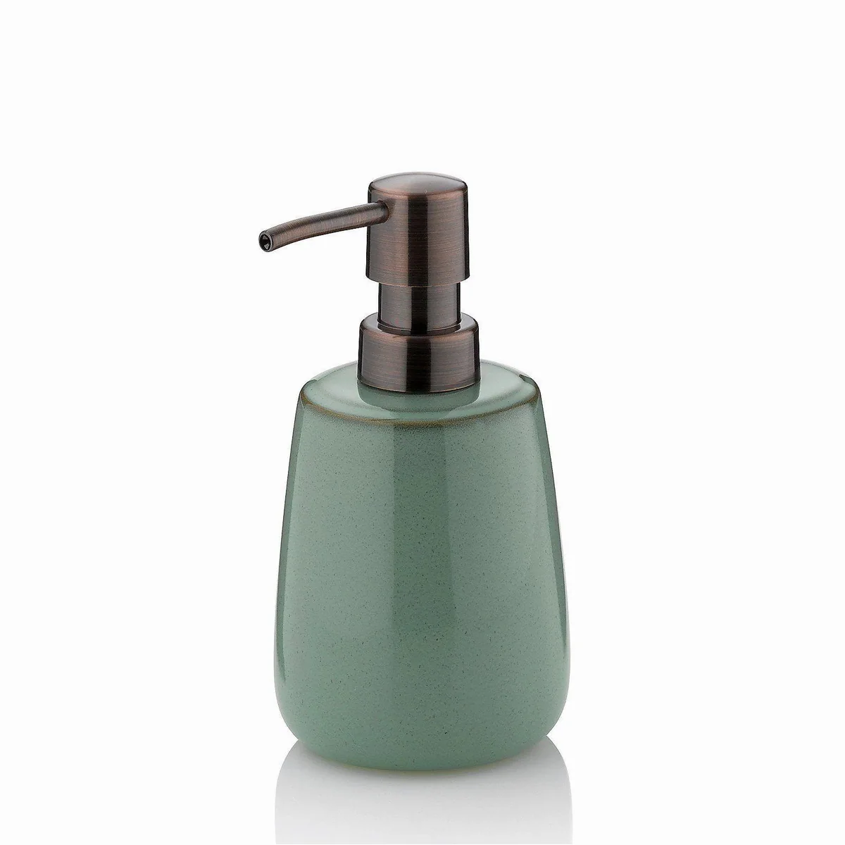 Kela Seifenspender Liana, eleganter Retro-Look, glänzende Keramik, 300 ml