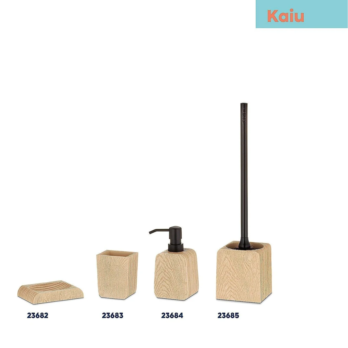 Kela Seifenspender Kaiu, Holzoptik, 250 ml, leicht zu befüllen 5