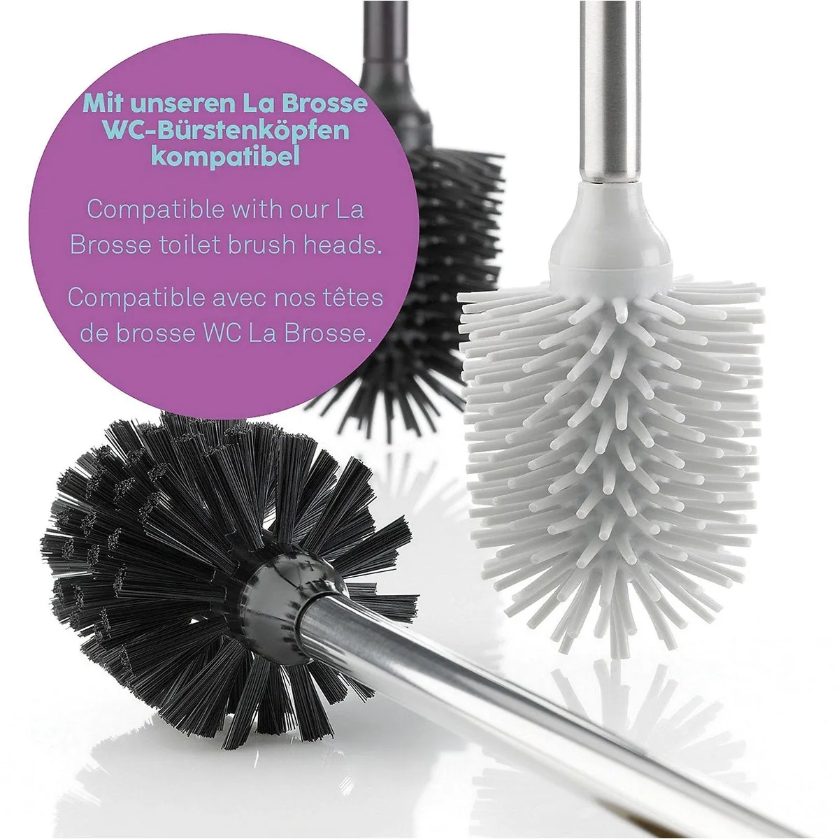 Kela WC-Garnitur Ava, elegante Keramik, austauschbarer Bürstenkopf, vielseitige Farboptionen 5