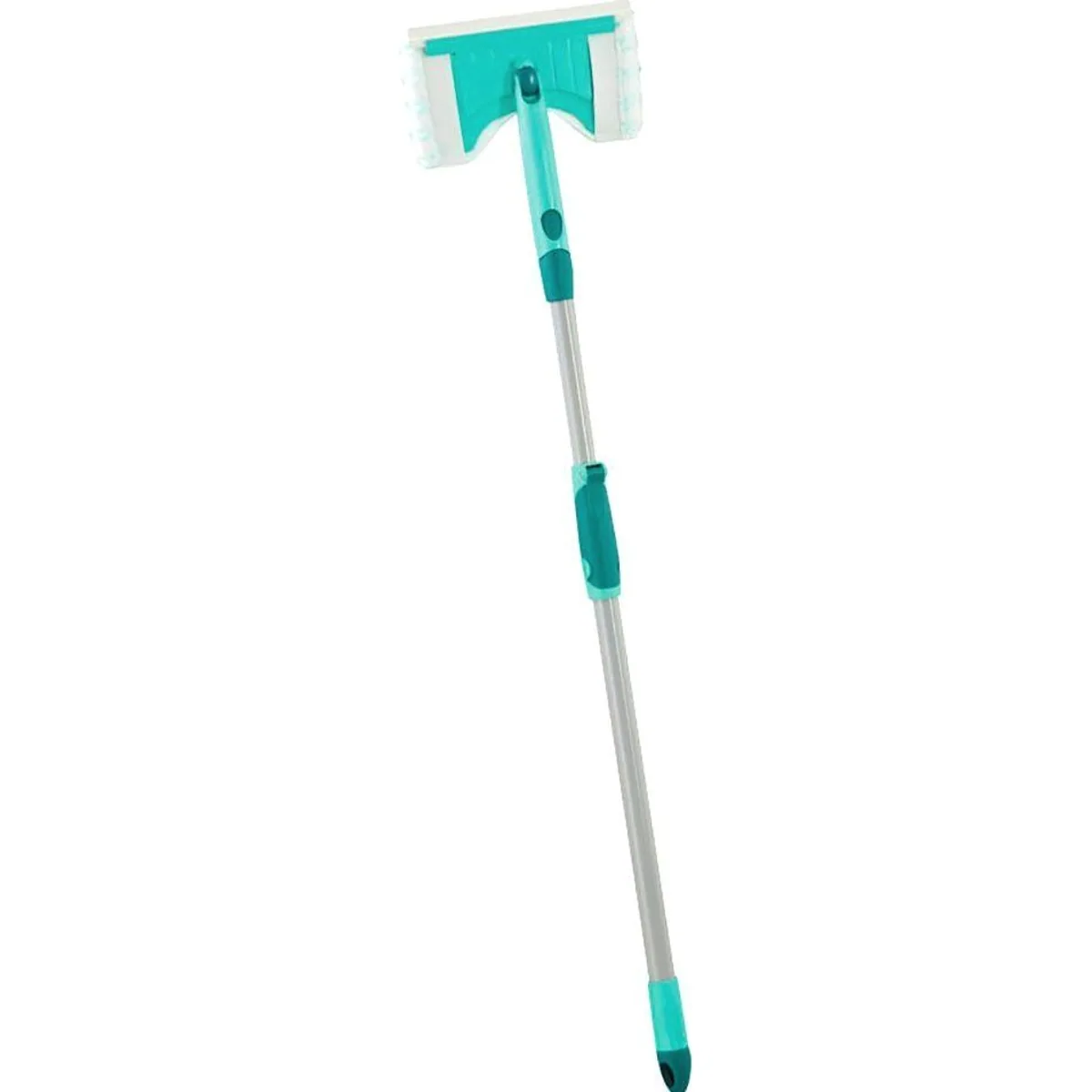 Leifheit Bath Cleaner micro duo Telescope 125, innovativer Bodenwischer mit vielseitigem Einsatz