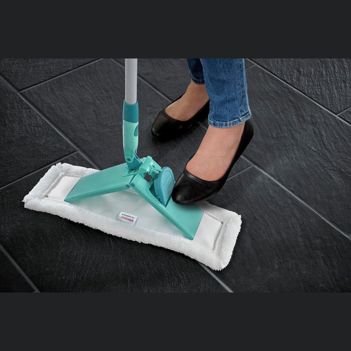 Leifheit Classic XL microfibre Bodenwischer-Set, 42 cm Wischbreite, teleskopierbar, 100% Mikrofaser 3