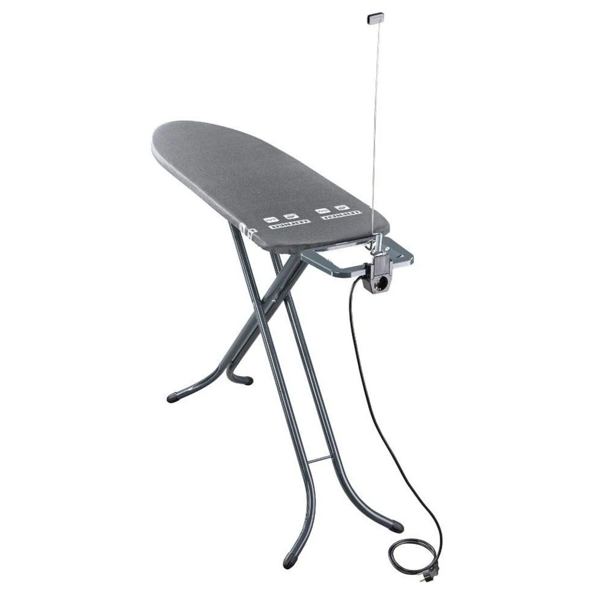 Leifheit Bügeltisch Air Board M Black Plus, ultraleichte Bügelfläche, Thermo-Reflect-Technologie, höhenverstellbar 4