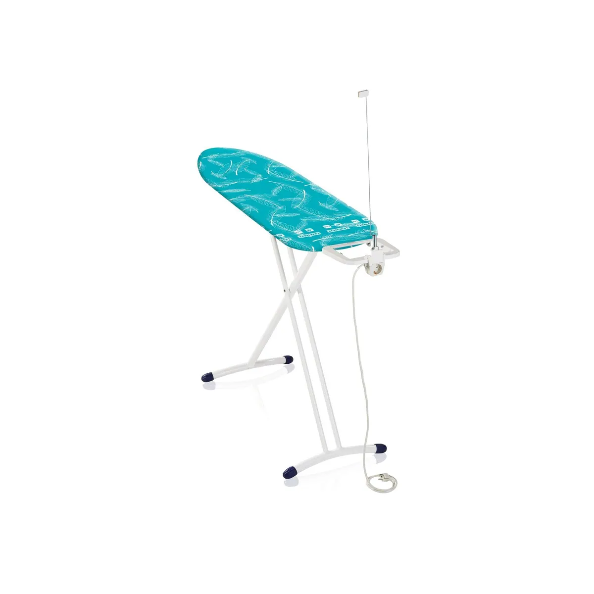 Leifheit Air Board M Solid Plus Bügeltisch, stabil & höhenverstellbar — Zwei-Seiten-Bügeleffekt, Thermo-Reflect-Technologie