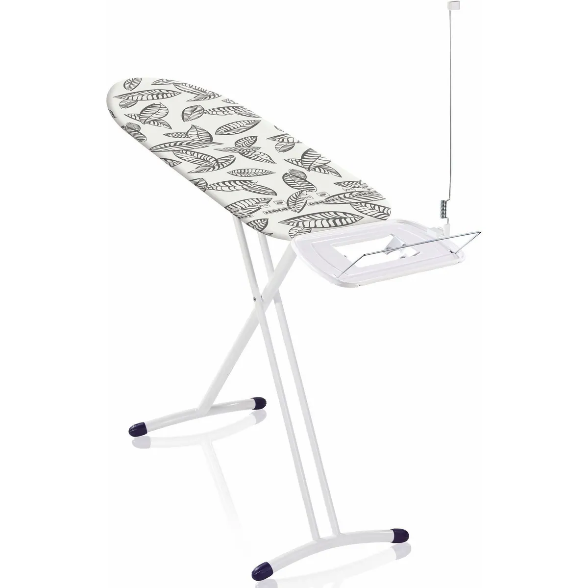 Leifheit AirBoard Express M Solid, ultraleicht, stabil, mit Dampfstationsablage