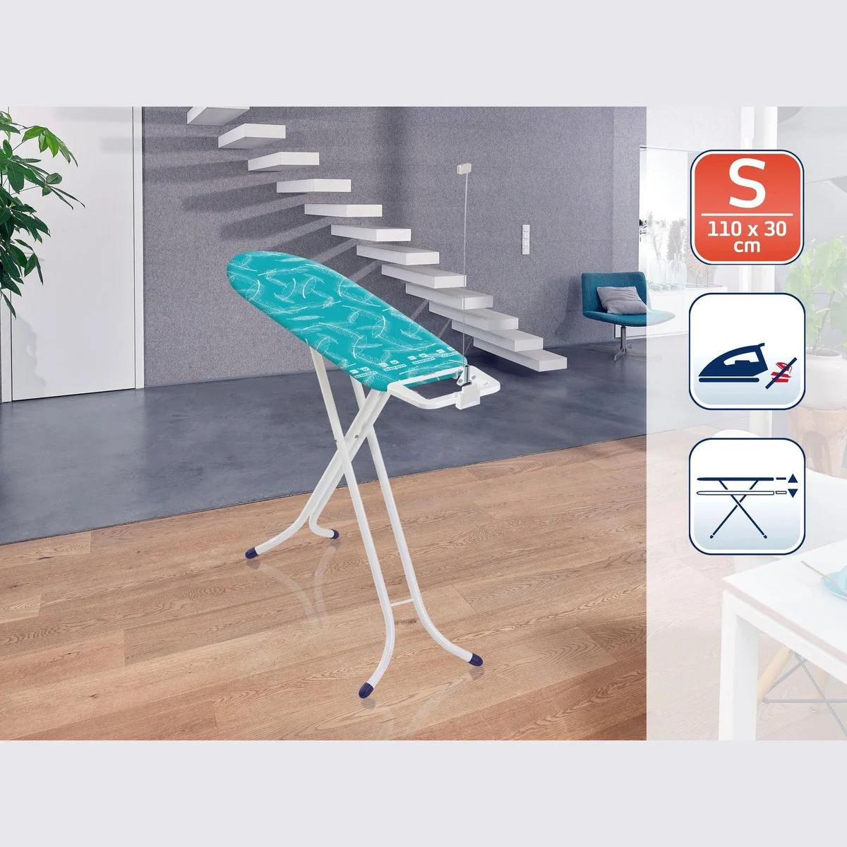 Leifheit AirBoard S Basic Bügelbrett, ultraleicht und hitzereflektierend 2