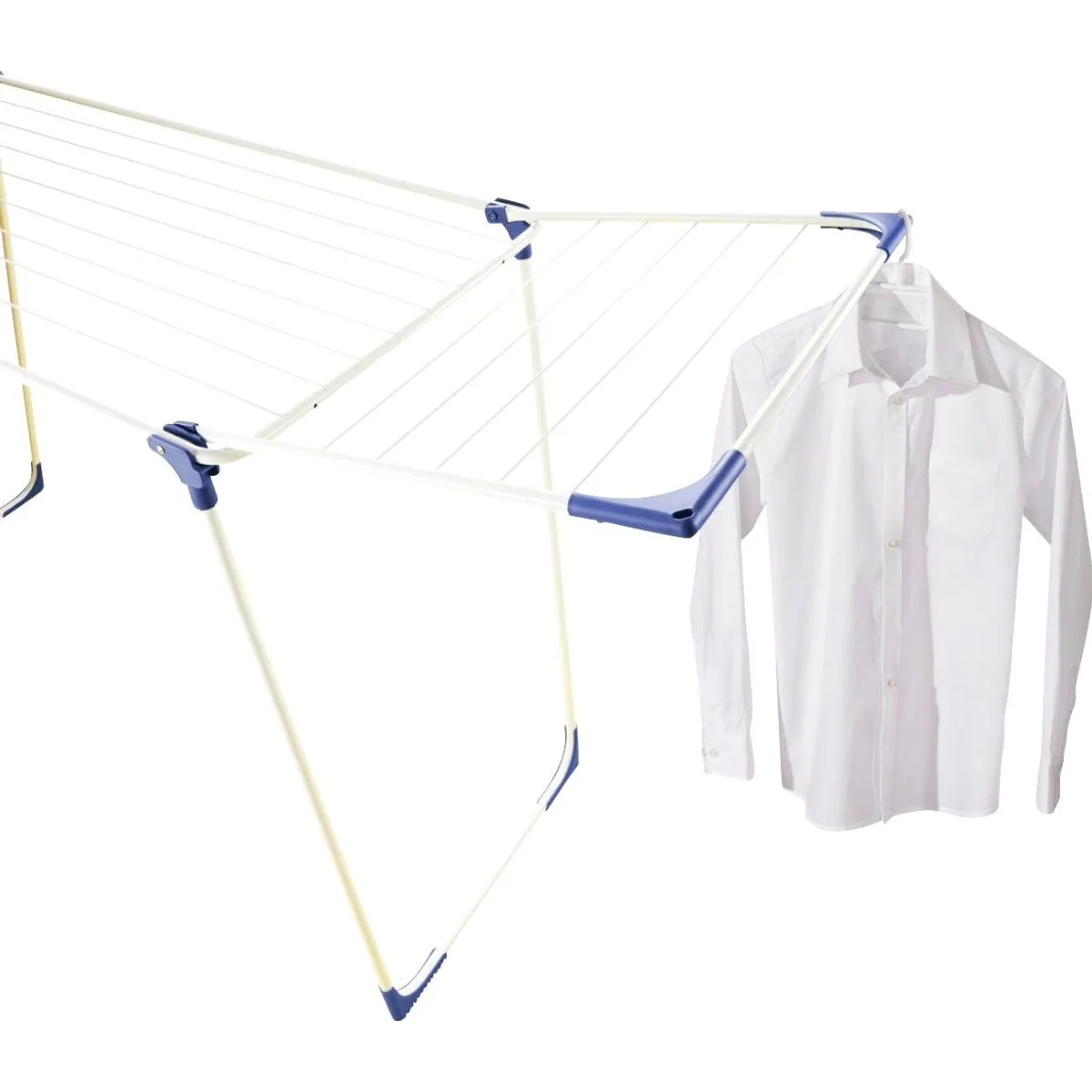 Leifheit Wäscheständer Classic 180 Solid, stabil, platzsparend, ausklappbare Flügel 2