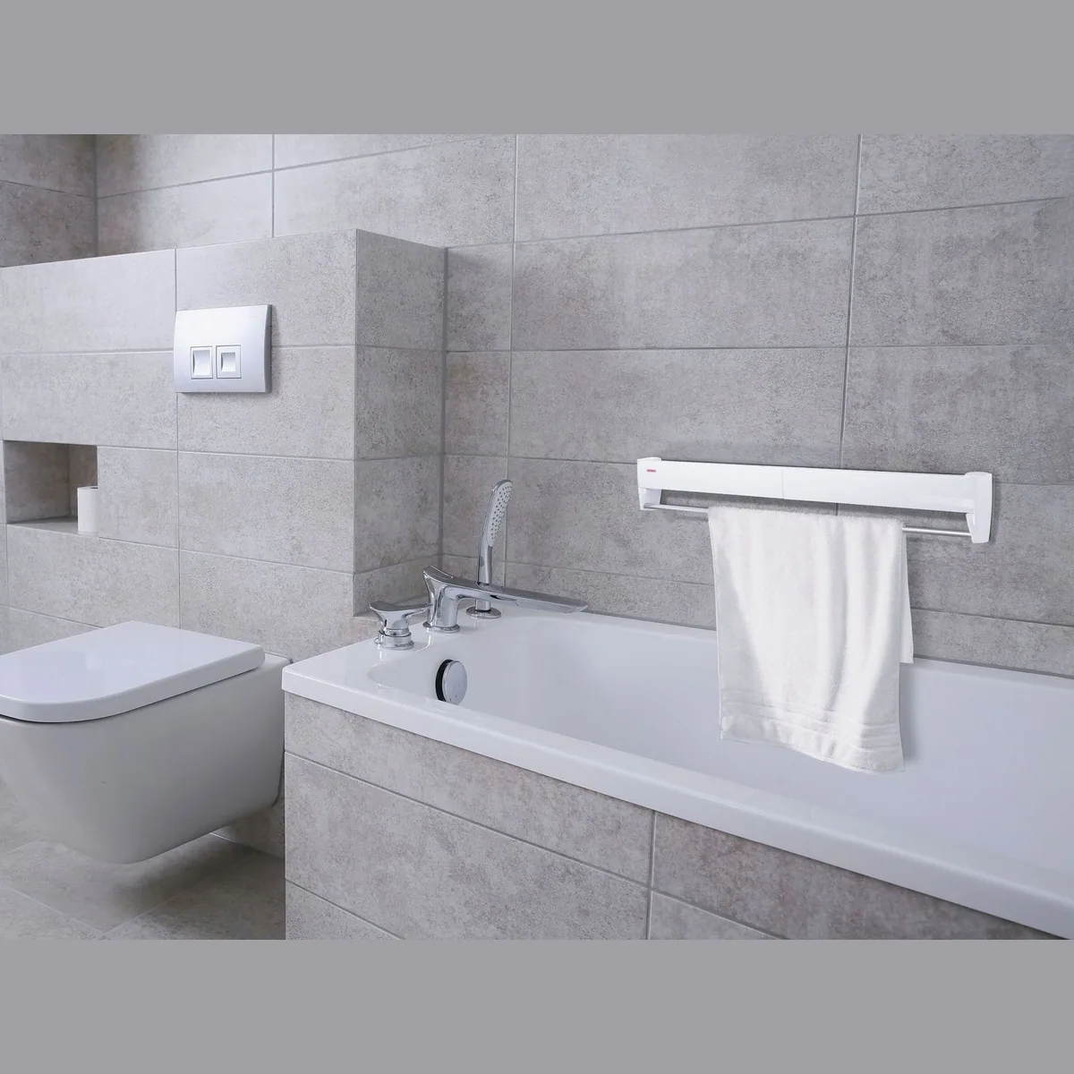 Leifheit Wandwäschetrockner Telegant Plus 36 Protect Plus, 3,6 m Trockenlänge, elegantes Design 4