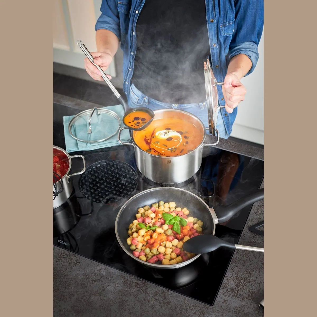 Rösle Schöpflöffel Basic Line, hitzebeständig bis 220 °C, spülmaschinengeeignet — Praktische Handhabung, stilvolles Design, robuste Materialqualität 4