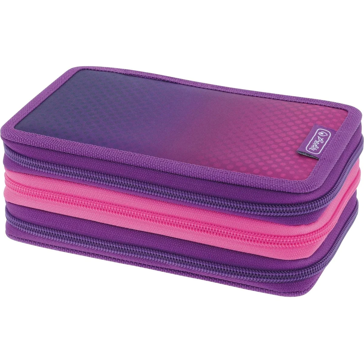 WMF Triple Decker Dip Dye Pink/Purple, 31-teilig, hochwertiges Federmäppchen
