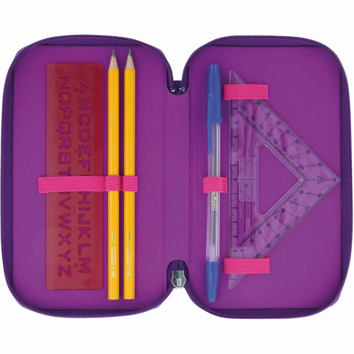 WMF Triple Decker Dip Dye Pink/Purple, 31-teilig, hochwertiges Federmäppchen 3