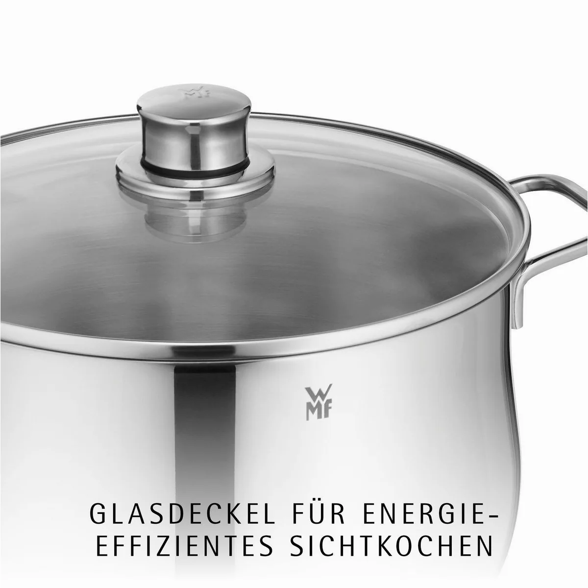 WMF Diadem Plus Fleischtopf, Cromargan Edelstahl 18/10, Glasdeckel, energiesparend 3