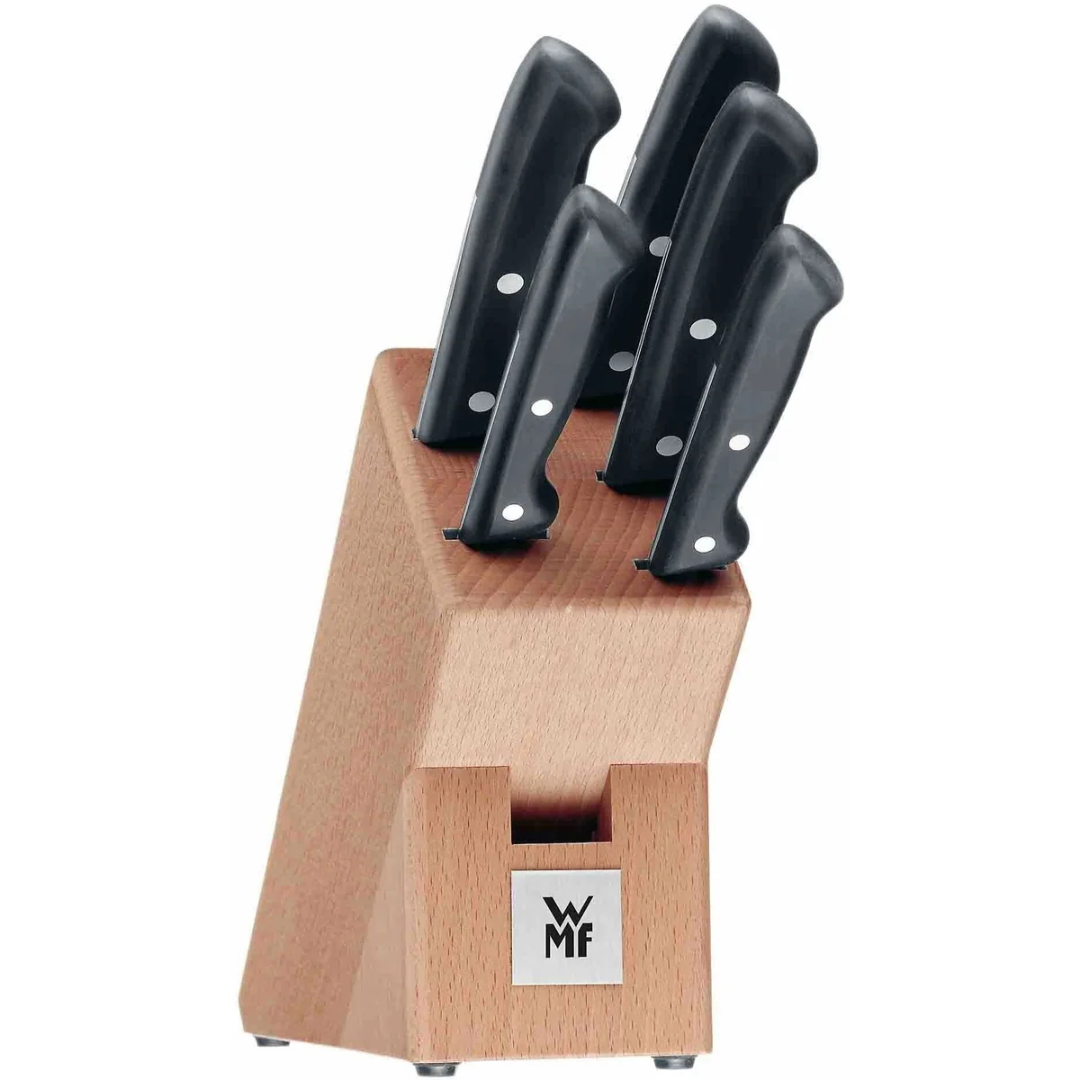 WMF Classic Line Messerblock, 6-teilig, aus Spezialklingenstahl