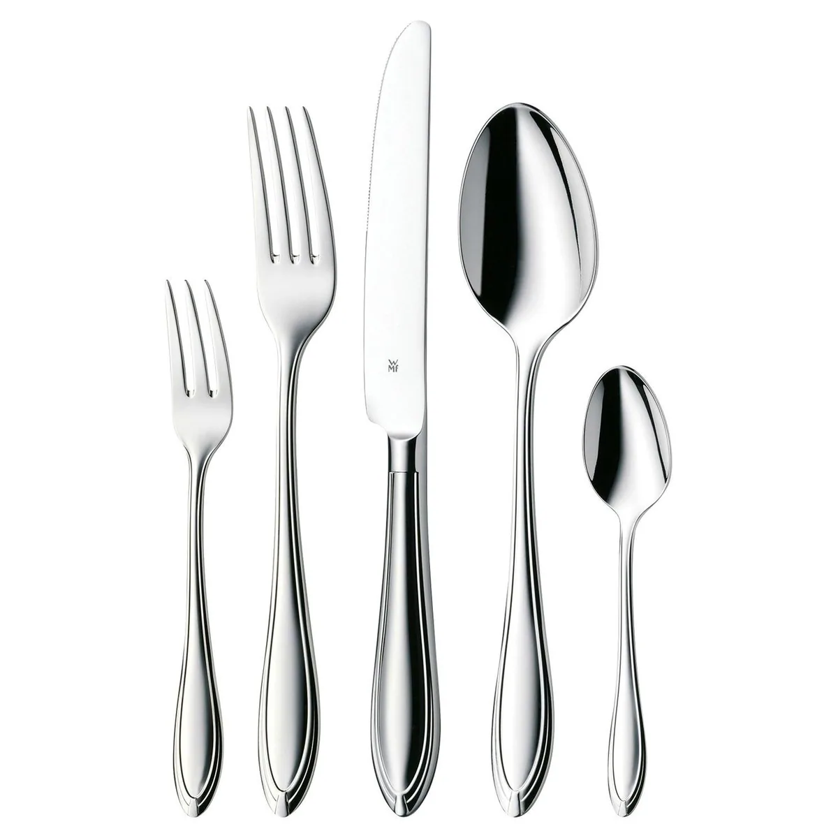 WMF VERONA Besteck-Set, 60-teilig, für 12 Personen — edles Design, hochwertige Materialien, langlebige Verarbeitung