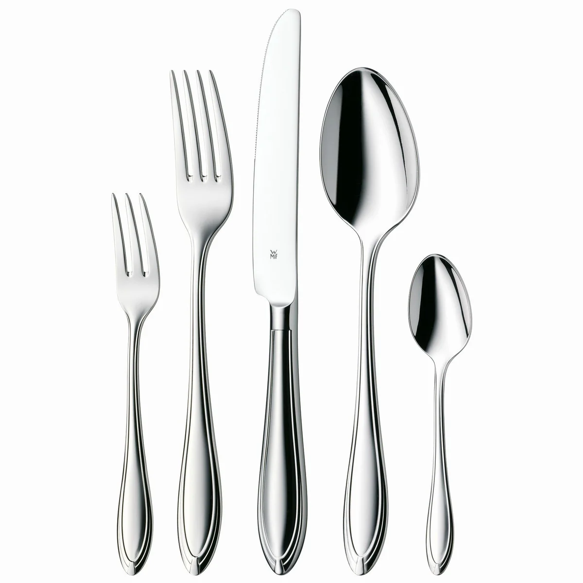 WMF VERONA Besteck-Set, 60-teilig, für 12 Personen — edles Design, hochwertige Materialien, langlebige Verarbeitung 2