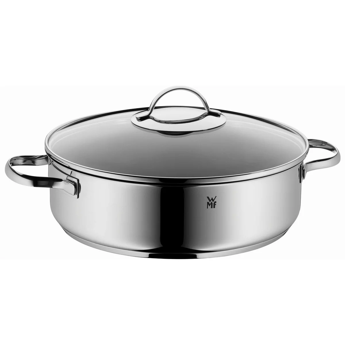 WMF Schmorpfanne Devil, Ø 28 cm, langlebiger Cromargan Edelstahl, Induktionsgeeignet