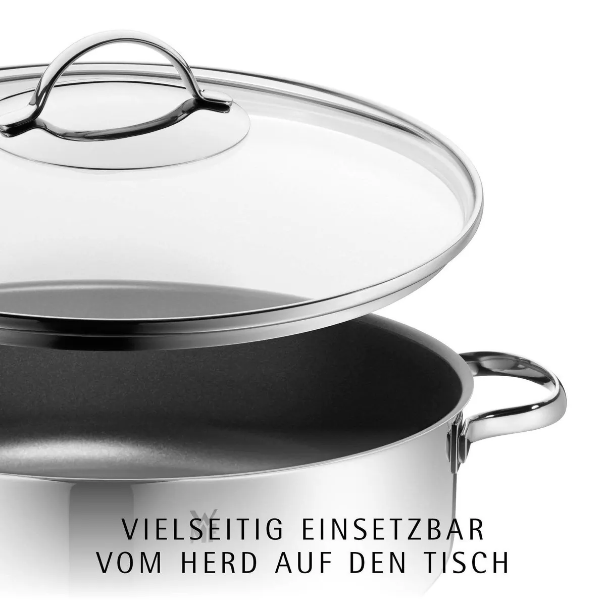 WMF Schmorpfanne Devil, Ø 28 cm, langlebiger Cromargan Edelstahl, Induktionsgeeignet 3