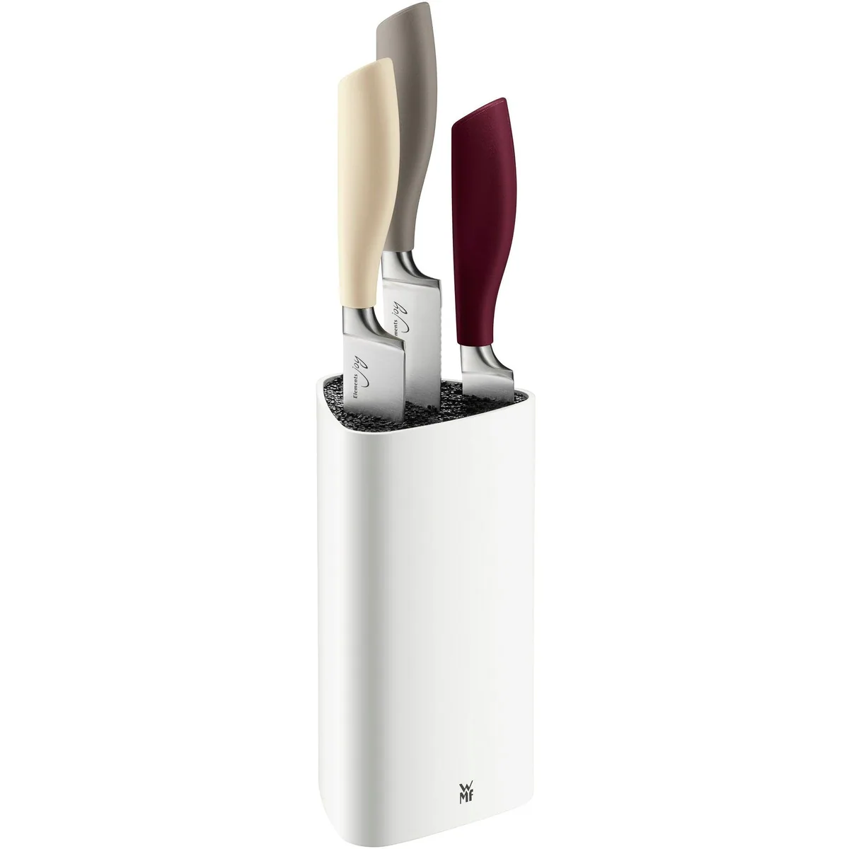 WMF Elements Joy Messerblock, vierteiliges Set mit farbigen Griffen und modernem Design 2