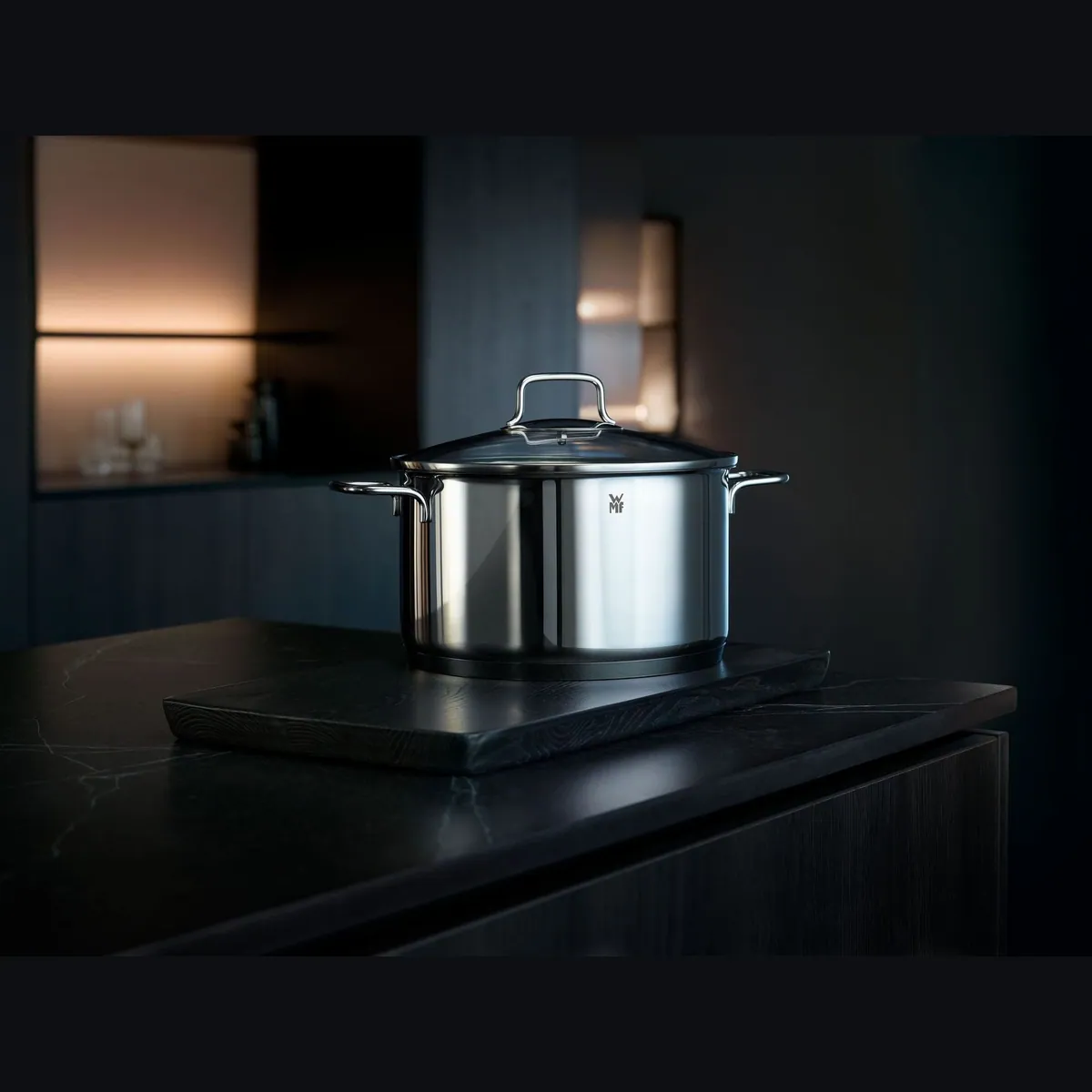 WMF Astoria Topf-Set, 11-teilig, Induktionsfähig, Cromargan Edelstahl Rostfrei 18/10 3
