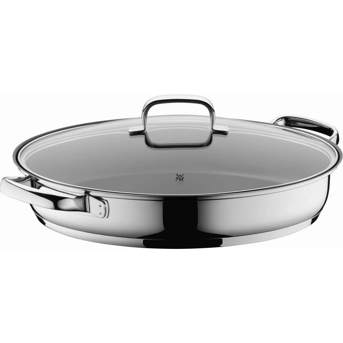 WMF Fischpfanne Devil, oval, Cromargan Edelstahl, Antihaftbeschichtung