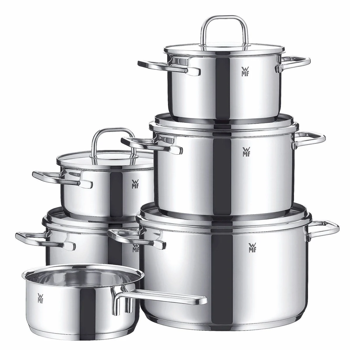WMF Inspiration Topf-Set, 11-teilig, energiesparend und robust