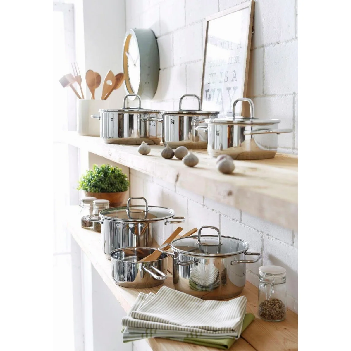 WMF Inspiration Topf-Set, 11-teilig, energiesparend und robust 3