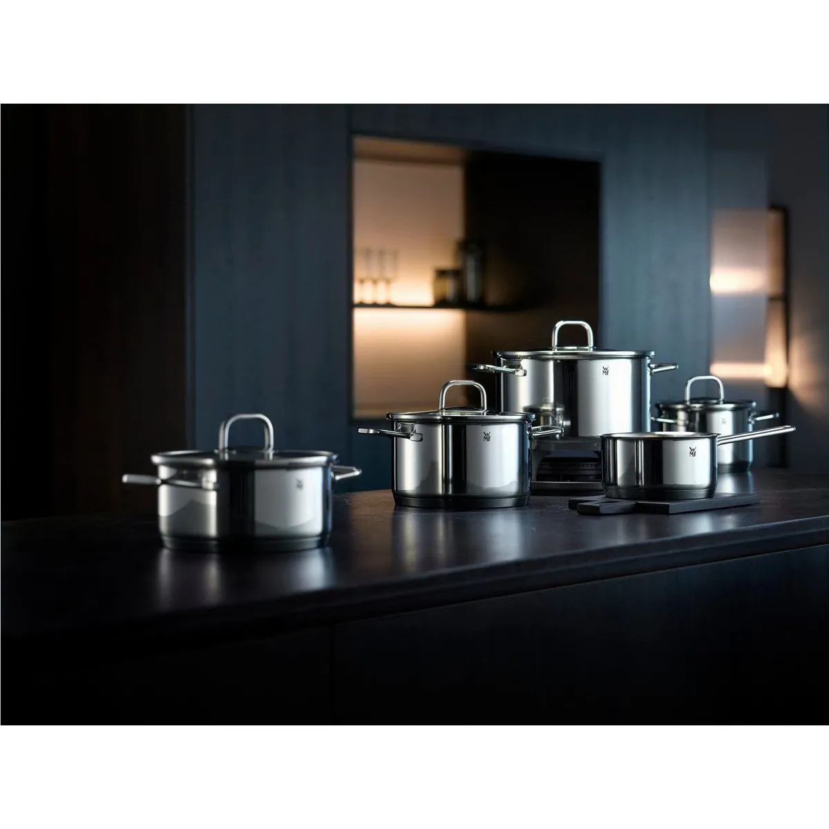 WMF Topf-Set Inspiration Induktion, langlebig, pflegeleicht, elegantes Design 5