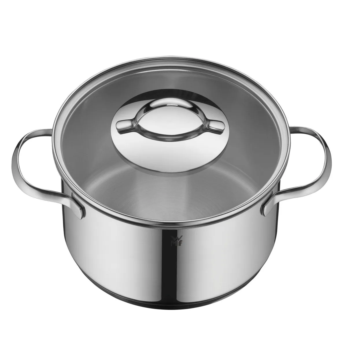 WMF Aparto Fleischtopf, 20 cm, Edelstahl 18/10 — unbeschichtet, Glasdeckel, induktionsgeeignet 2