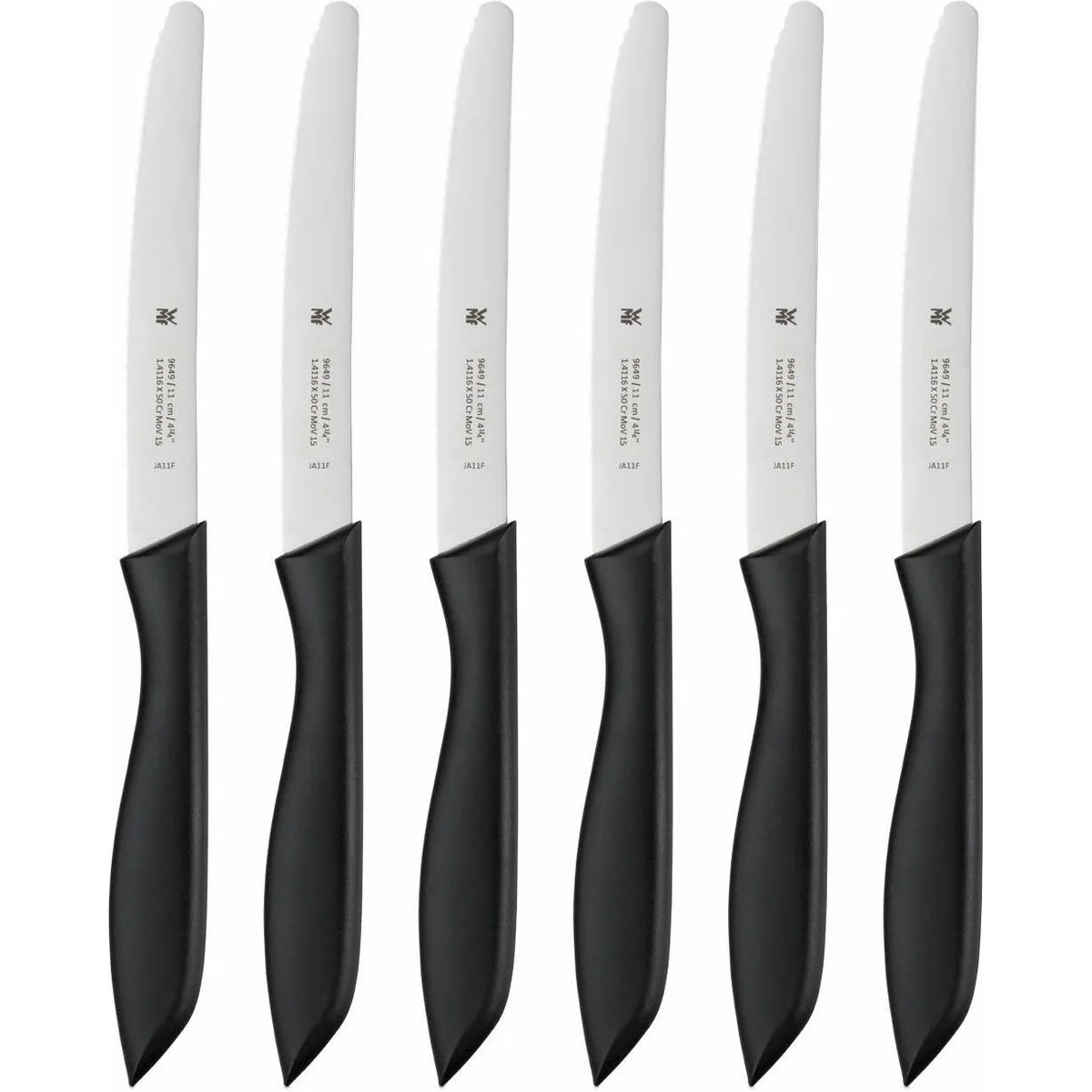 WMF Vespermesser-Set, 6-teilig, hochwertige Klingen aus Spezialstahl — vielseitig, ergonomisch, spülmaschinengeeignet