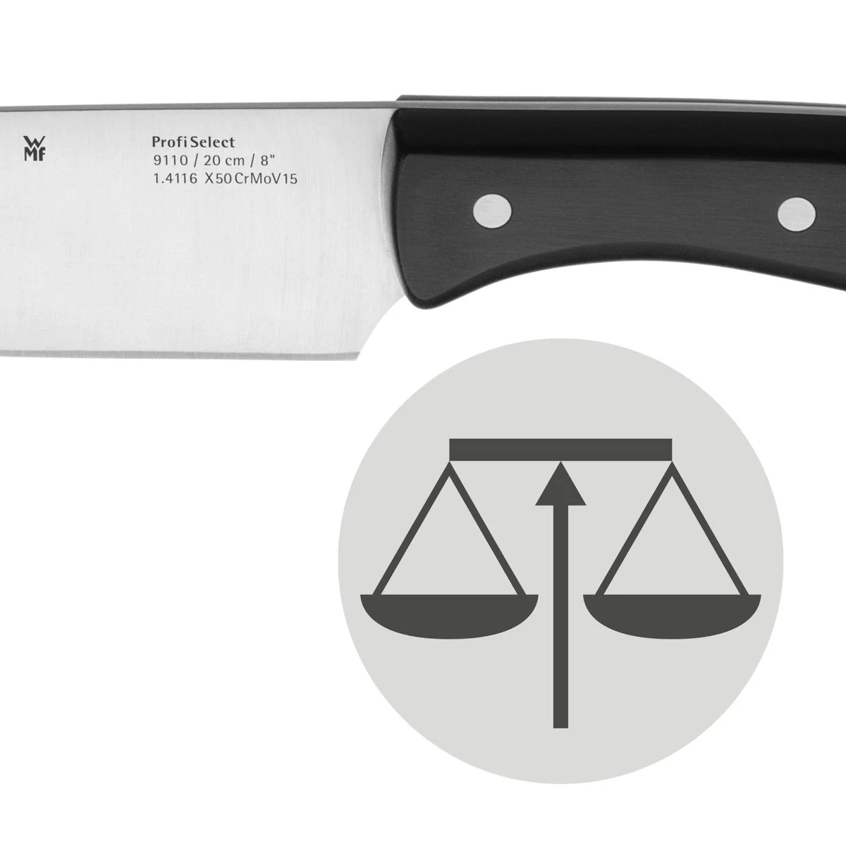 WMF Profi Messerblock, 7-teilig, inkl. 6 Messer aus Spezialklingenstahl 5