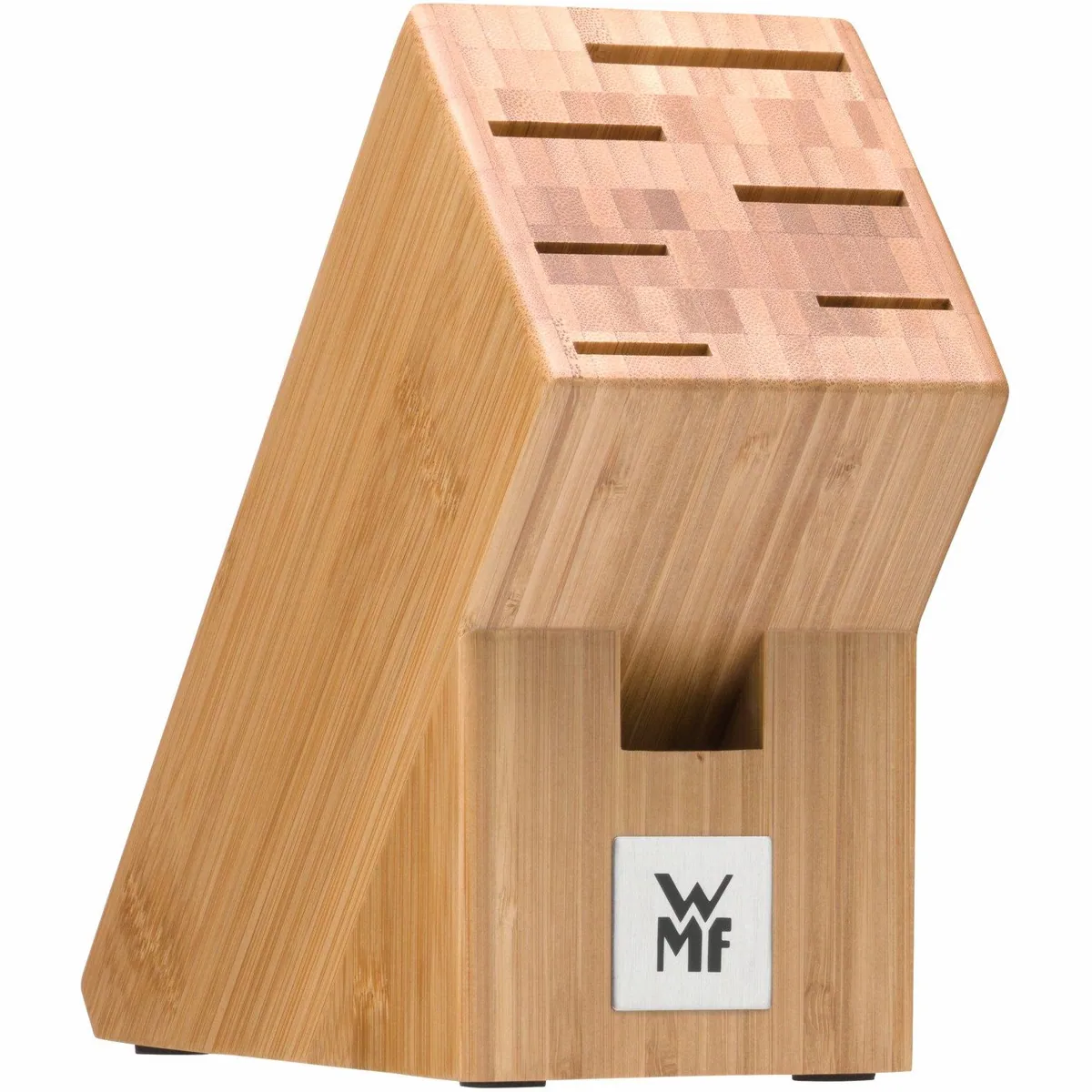 WMF Profi Select Messerblock, 7-teilig, edles Design aus Bambus — rostfreier Spezialklingenstahl 3