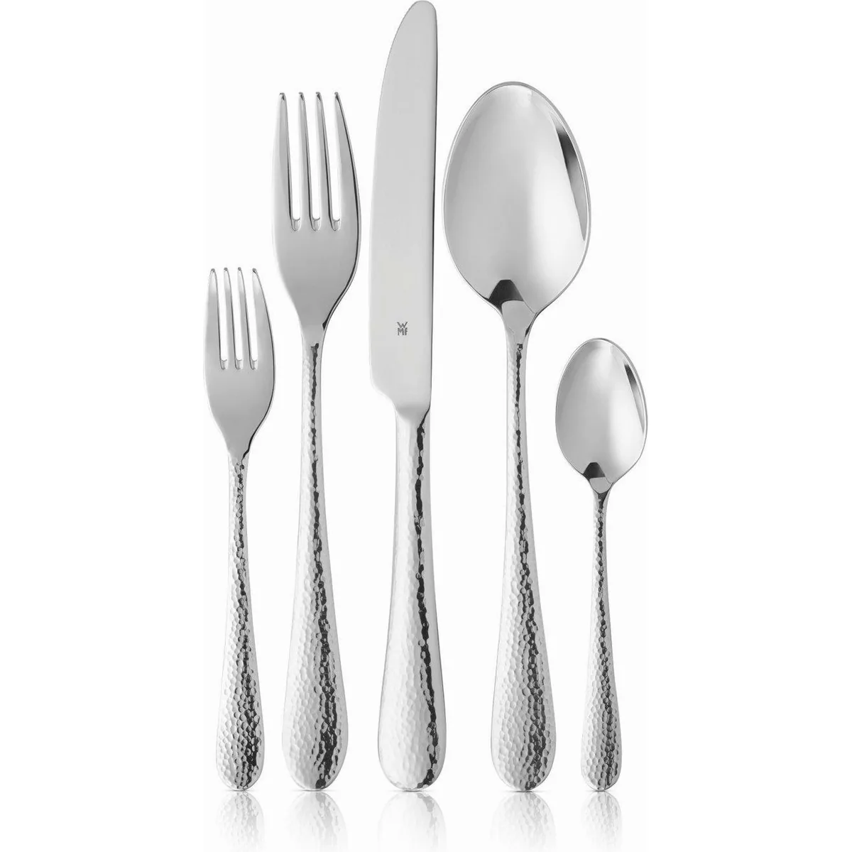 WMF Sitello Besteck-Set, 30-teilig, edles Cromargan Edelstahl 18/10 — ergonomisches Design, geschmiedete Messer, spülmaschinenfest