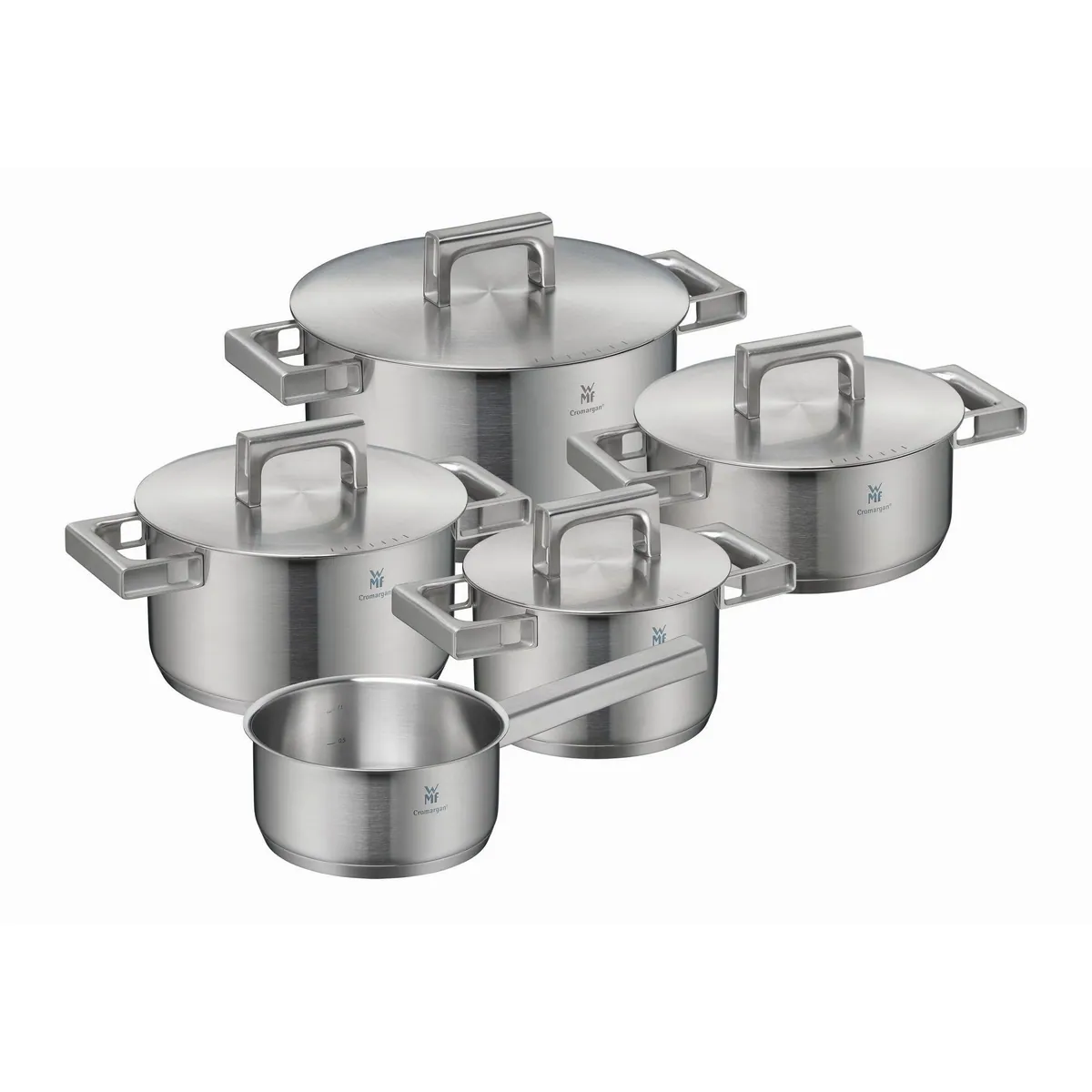 WMF Topf-Set Ultimate Cool+, 9-teilig, mit wärmereduzierenden Cool+ Griffen
