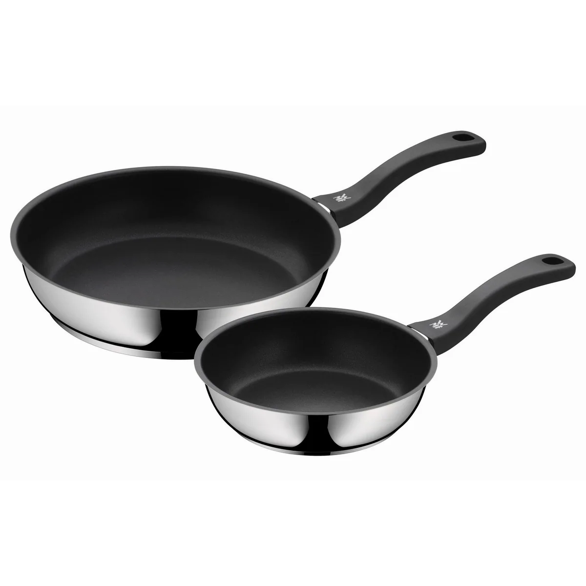 WMF Devil Pfannen-Set, 20 & 28 cm, Edelstahl 18/10, Antihaftbeschichtung