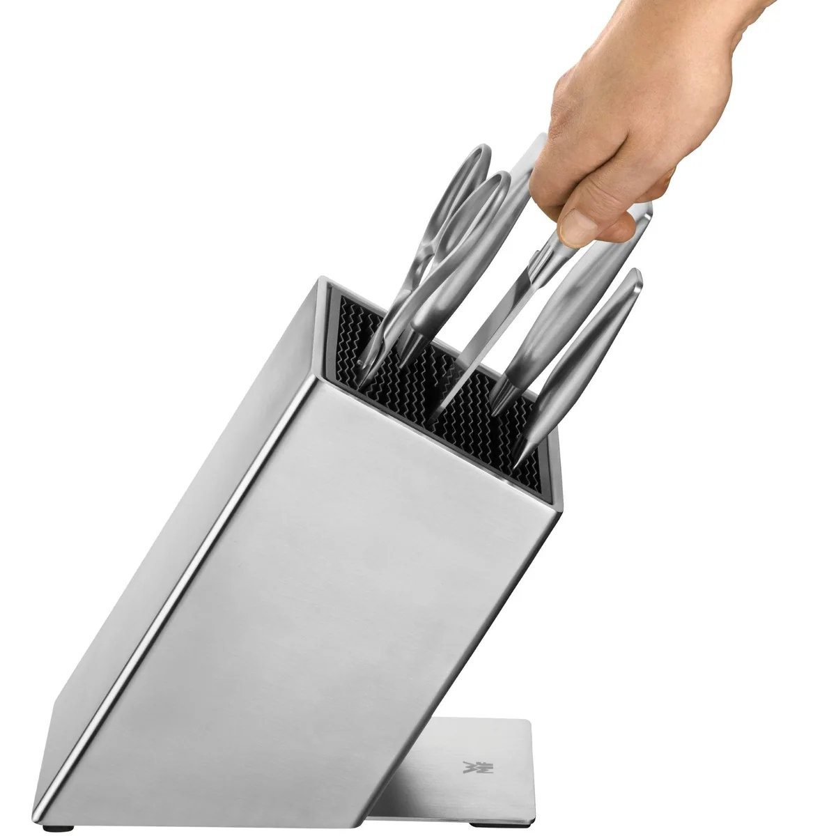 WMF Grand Gourmet Messerblock, 6-teilig, Spezialklingenstahl, ergonomische Griffe 2
