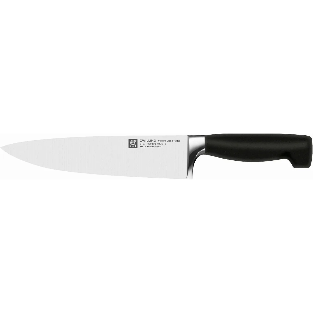 Zwilling Kochmesser VIER STERNE, 20 cm – ergonomischer Griff, eisgehärtete Klinge, rostfreier Spezialstahl